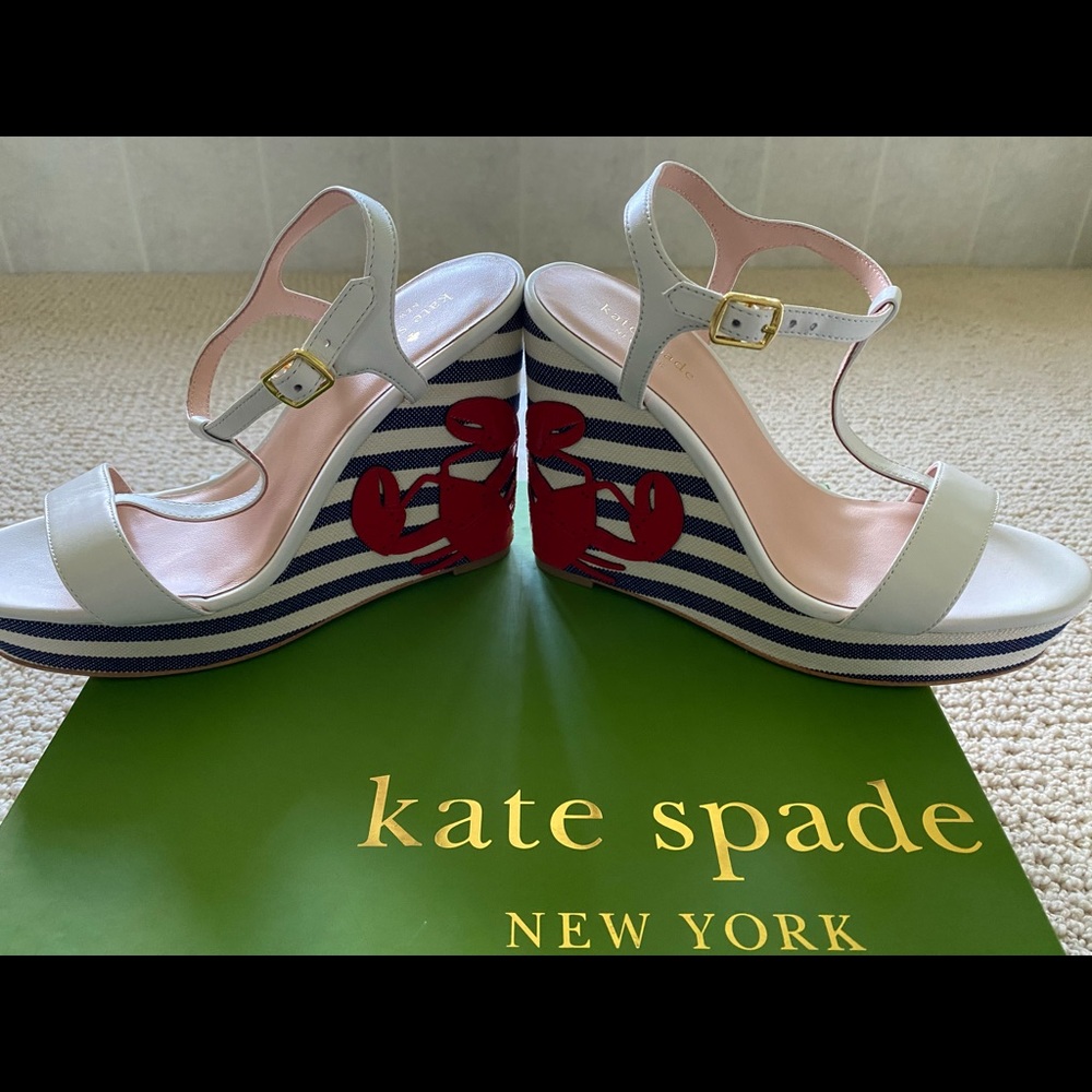 Kaye Spade Lobster Wedge Heel Shoes